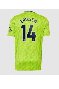 Fotbalové Dres Manchester United Christian Eriksen #14 Třetí Oblečení 2022-23 Krátký Rukáv